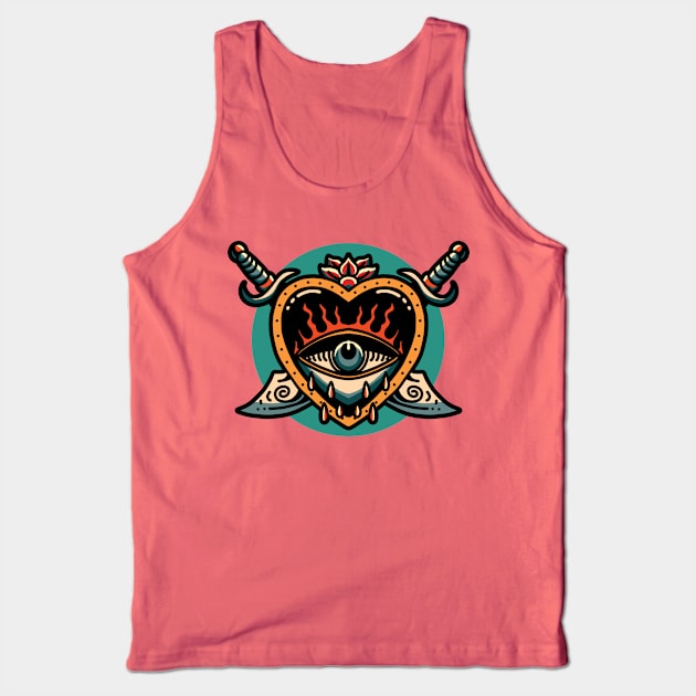 heart and swords Tank Top by donipacoceng